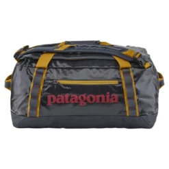 Patagonia Black Hole Duffel 40L Smolder Blue W/Buckwheat Gold
