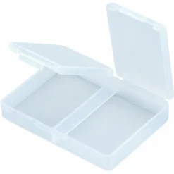 Meiho Accessories Box, 94x71x19 - 2 Comp - Clear
