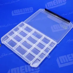 Meiho Tackle Box Adjustable Compartments 255x190xmm - Clear -Vis Vondst Verkoopwinkel 61 VS 3020NS 3