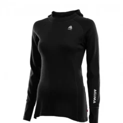 Aclima WarmWool Hoodsweater W's Jet Black -Vis Vondst Verkoopwinkel 90 105383r 3