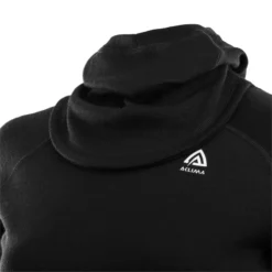 Aclima WarmWool Hoodsweater W's Jet Black -Vis Vondst Verkoopwinkel 90 105383r 4