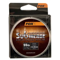 Fox Submerge Dark Camo Sinking Braid 300m - 0.30mm 55lb/25kgs
