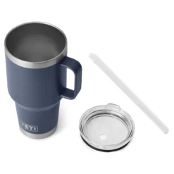 Yeti Rambler 35 Oz Straw Mug - Navy -Vis Vondst Verkoopwinkel SKU 0327 NVY 3