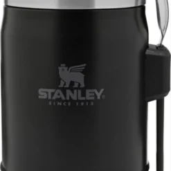 Stanley The Legendary Food Jar + Spork .4L - Matte Black -Vis Vondst Verkoopwinkel ST1009382005 4